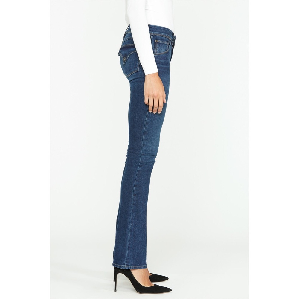 Hudson Mid-Rise Baby Bootcut Jean size 32 dark wash - Picture 12 of 14